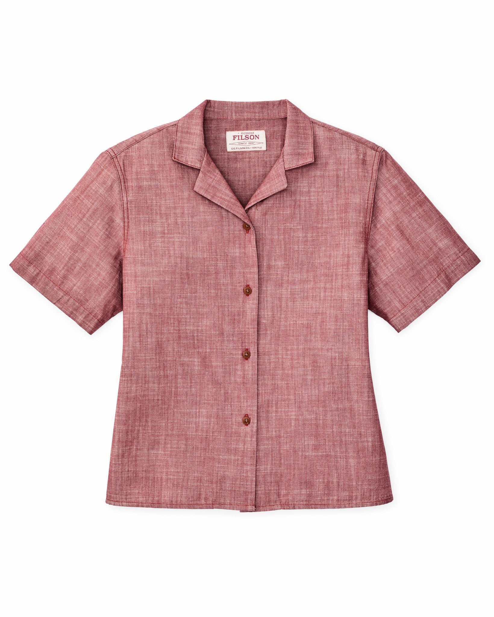 Filson Women Women's Camp Shirt - Red Rock