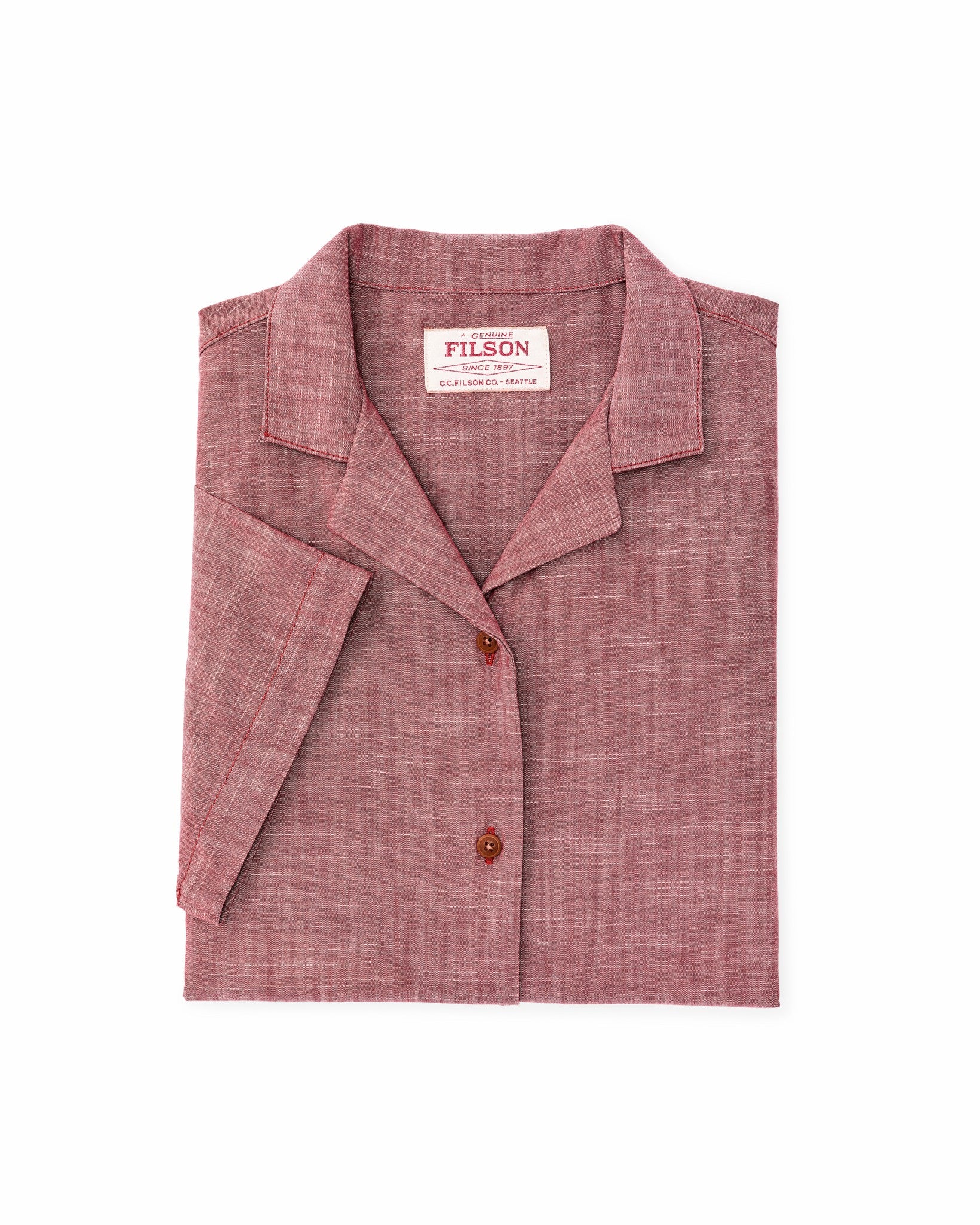 Filson Women Women's Camp Shirt - Red Rock