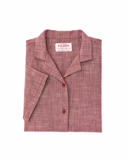 Filson Women Women's Camp Shirt - Red Rock