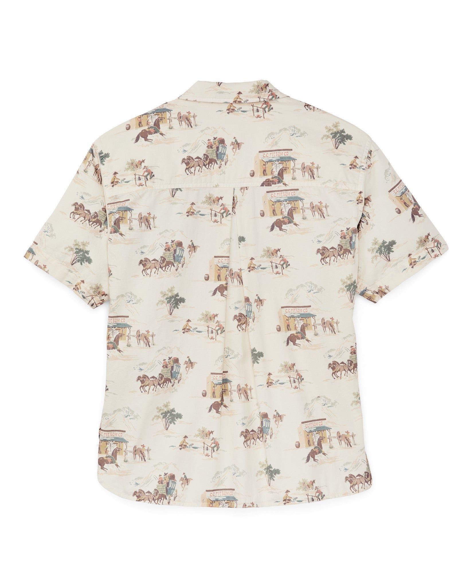 Filson Women Women's Twill Popover Shirt - Desert Natural Print