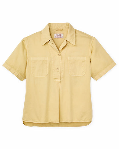 Filson Women Women's Twill Popover Shirt - Pale Tan