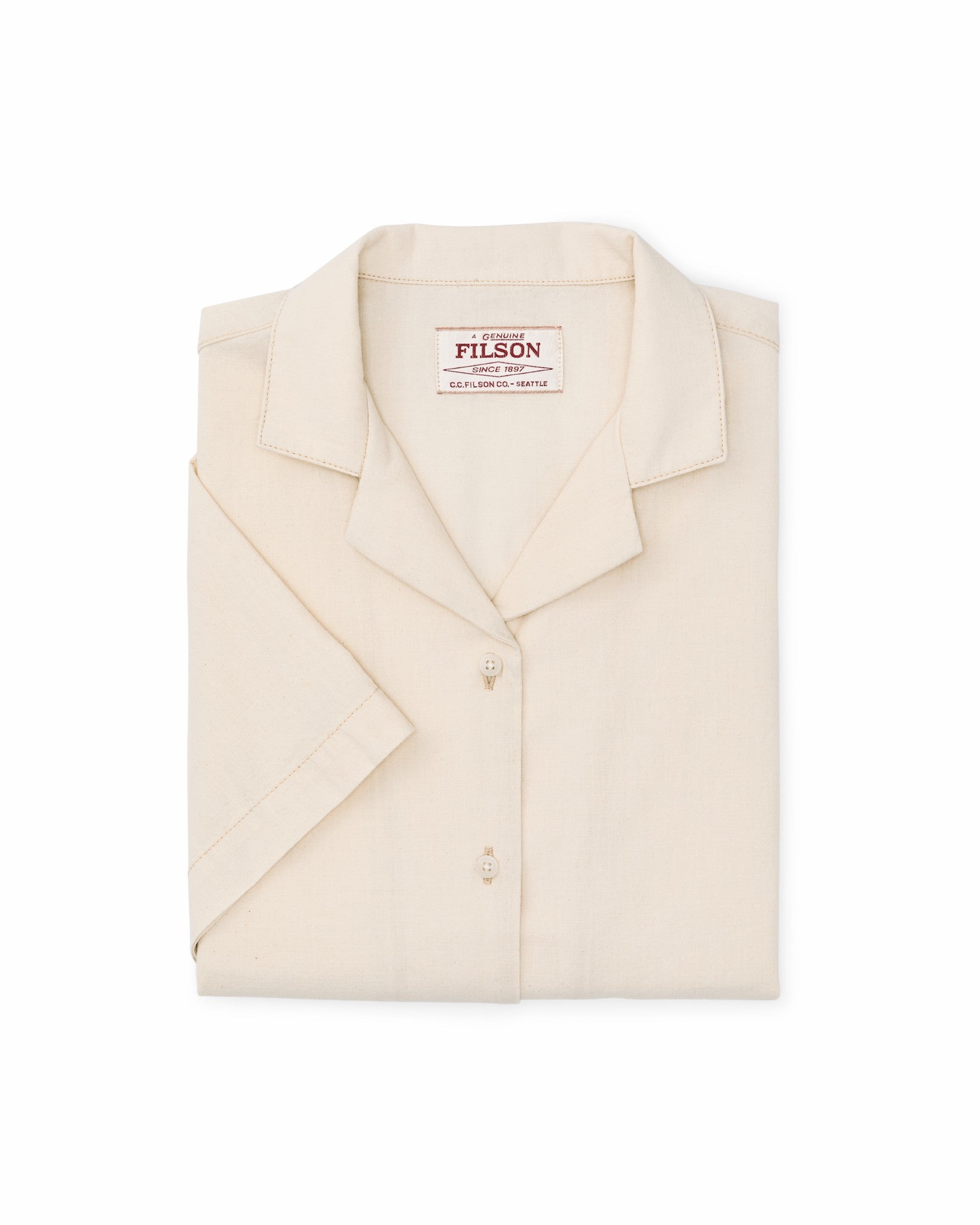 Filson Women Women's Camp Shirt - Natural Seed
