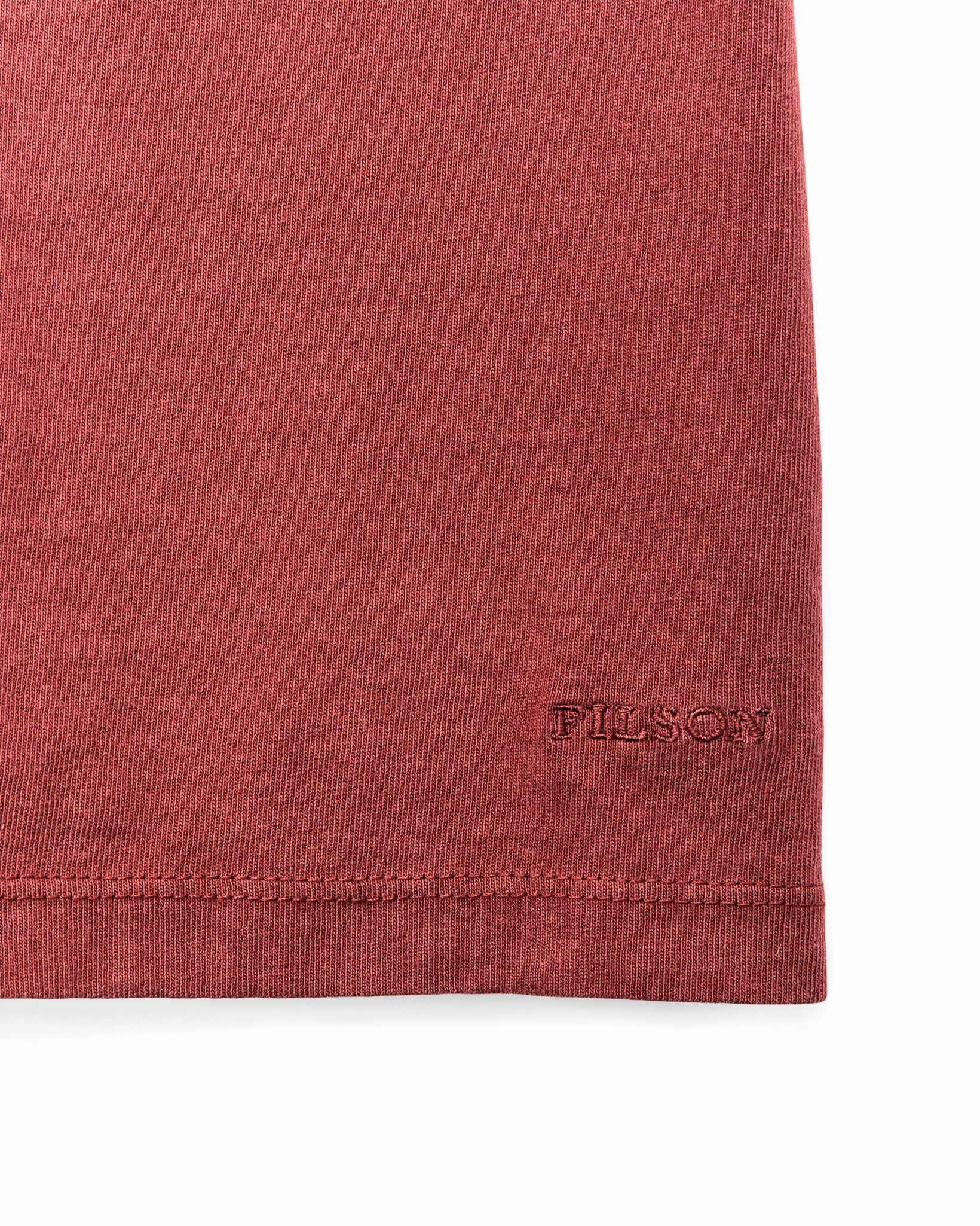 Filson Women Women's Short Sleeve Pocket Tee - Fired Brick