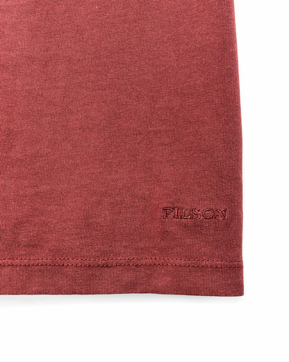 Filson Women Women's Short Sleeve Pocket Tee - Fired Brick