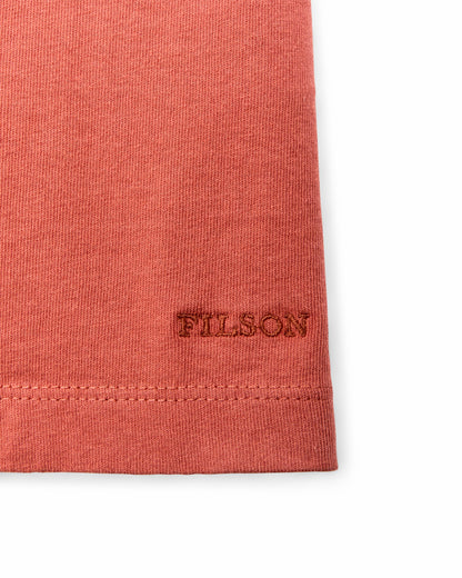 Filson Women Women's Short Sleeve Pocket Tee - Cedar Red