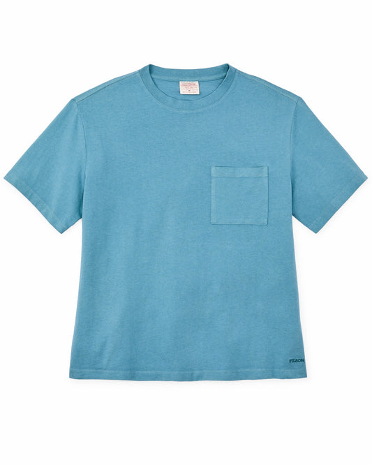 Filson Women Women's Short Sleeve Pocket Tee - Storm Blue
