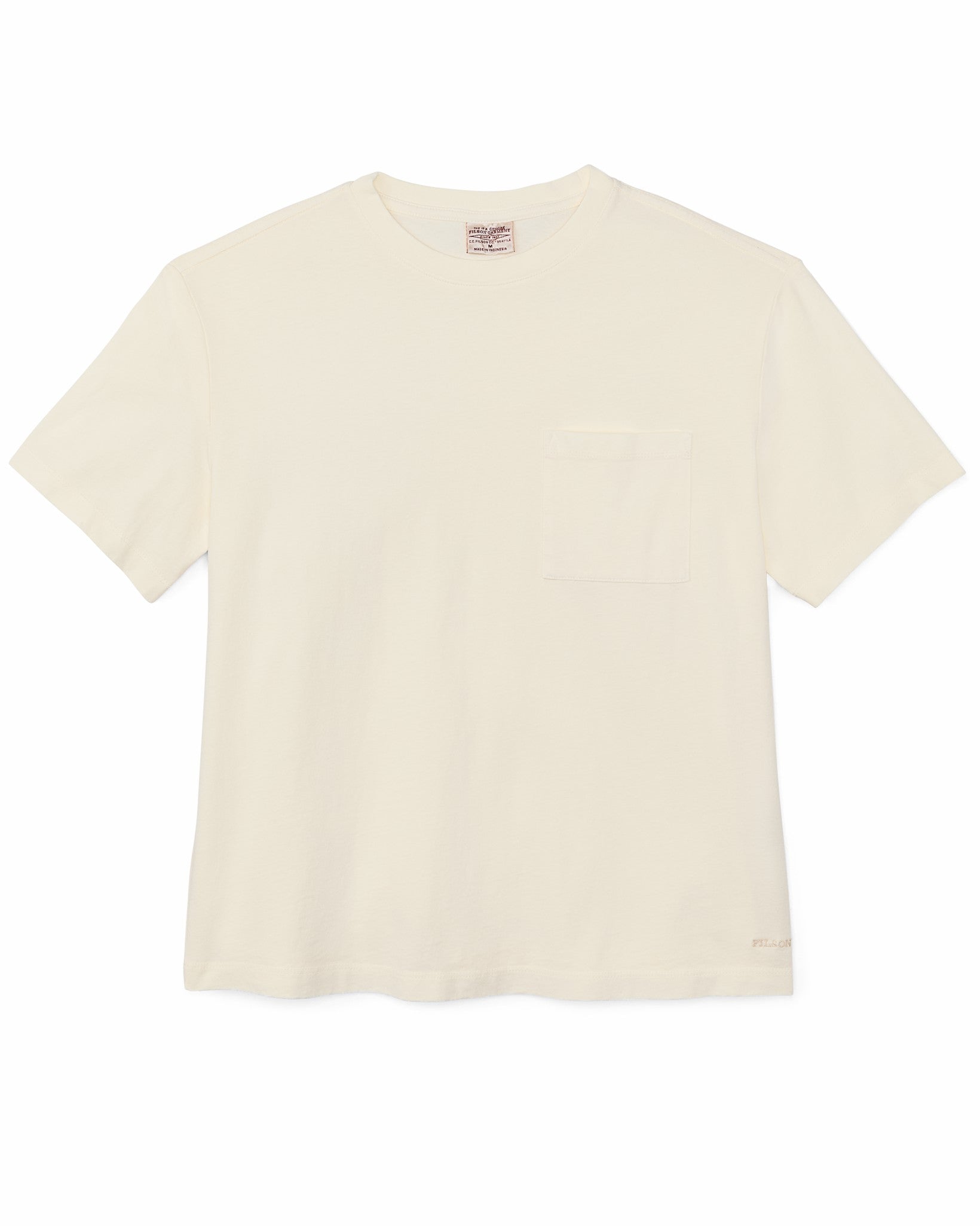 Filson Women Women's Short Sleeve Pocket Tee - White