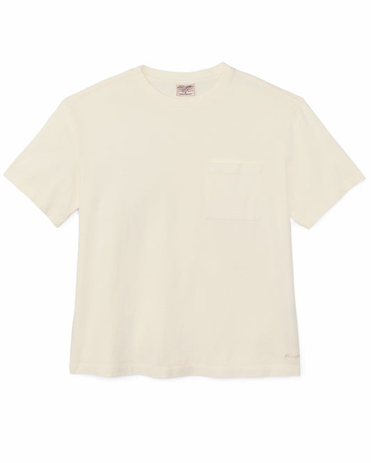 Filson Women Women's Short Sleeve Pocket Tee - White