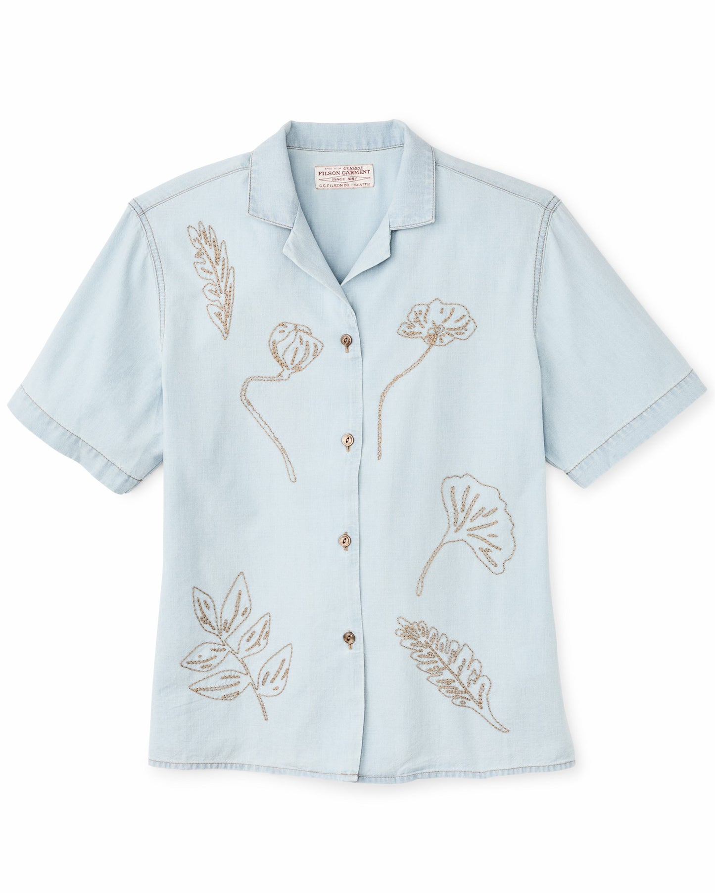 Filson Women Women's Short Sleeve Embroidered Camp Shirt