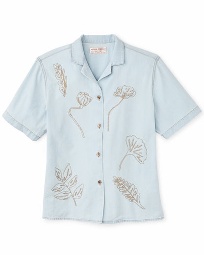 Filson Women Women's Short Sleeve Embroidered Camp Shirt