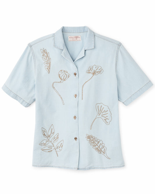 Filson Women Women's Short Sleeve Embroidered Camp Shirt