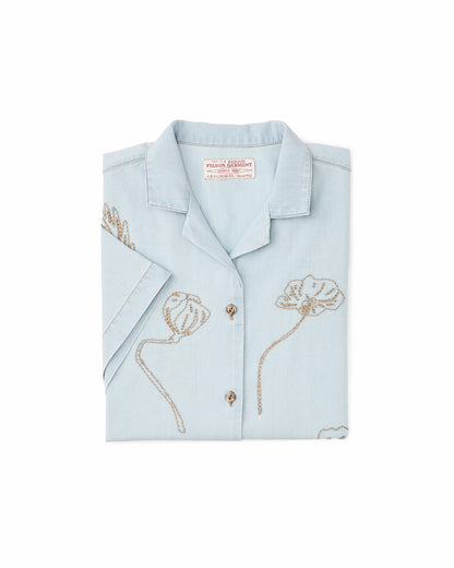 Filson Women Women's Short Sleeve Embroidered Camp Shirt