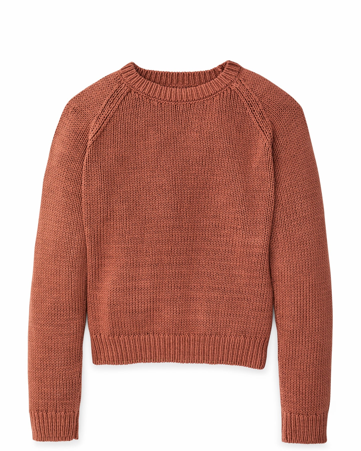 Filson Women Women's Cotton Crewneck Sweater - Copper Brown