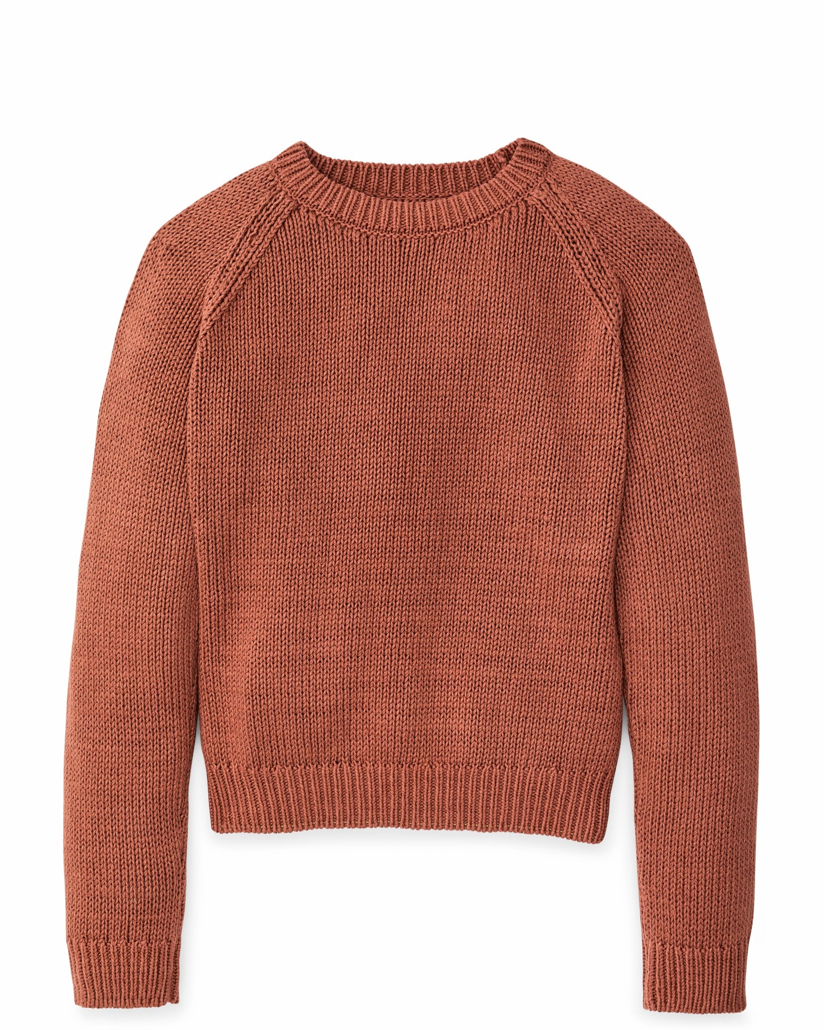 Filson Women Women's Cotton Crewneck Sweater - Copper Brown