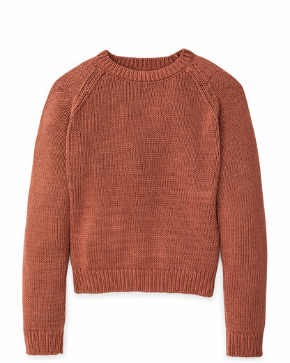 Filson Women Women's Cotton Crewneck Sweater - Copper Brown