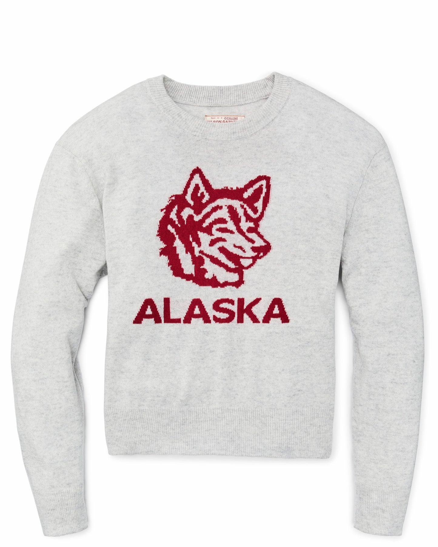 Filson Women Women's Graphic Wool Sweater - Heather Gray