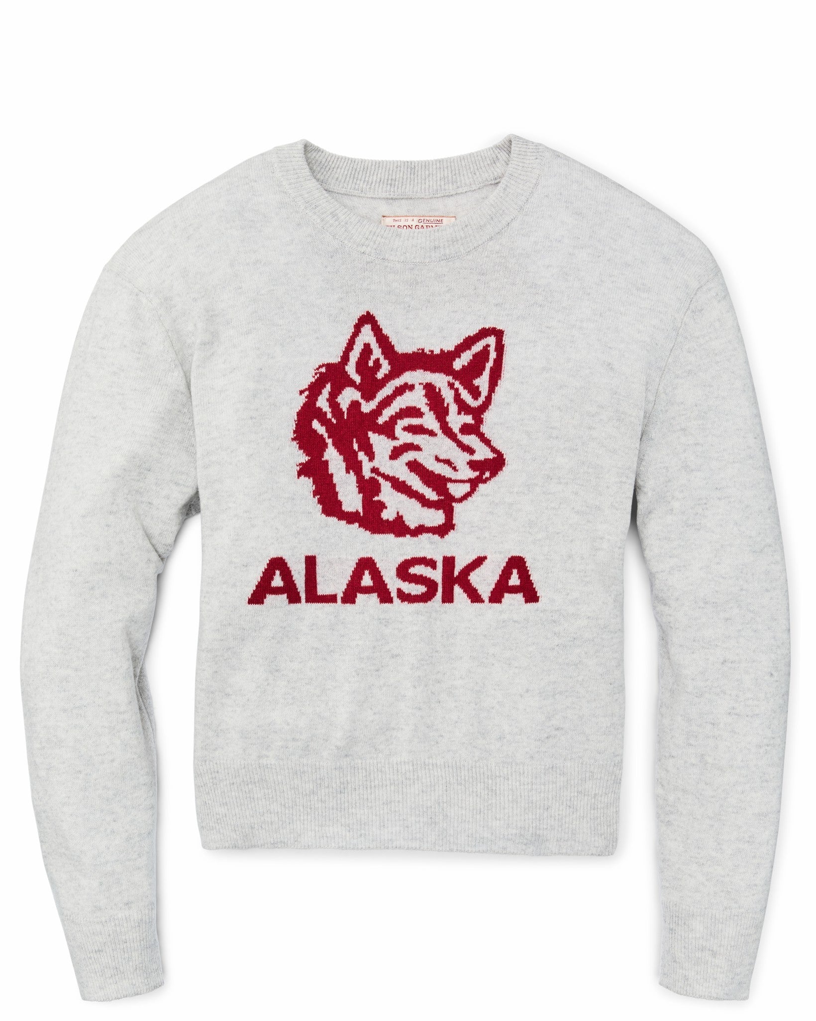 Filson Women Women's Graphic Wool Sweater - Heather Gray