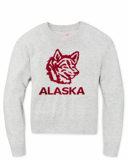 Filson Women Women's Graphic Wool Sweater - Heather Gray