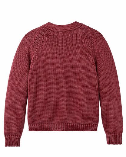 Filson Women Women's Rustic Cotton Cardigan - Burgundy
