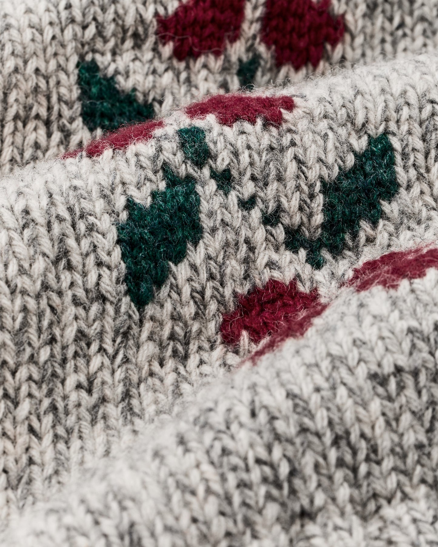 Filson Women Women's Zippered Wool Sweater - Gray / Flower