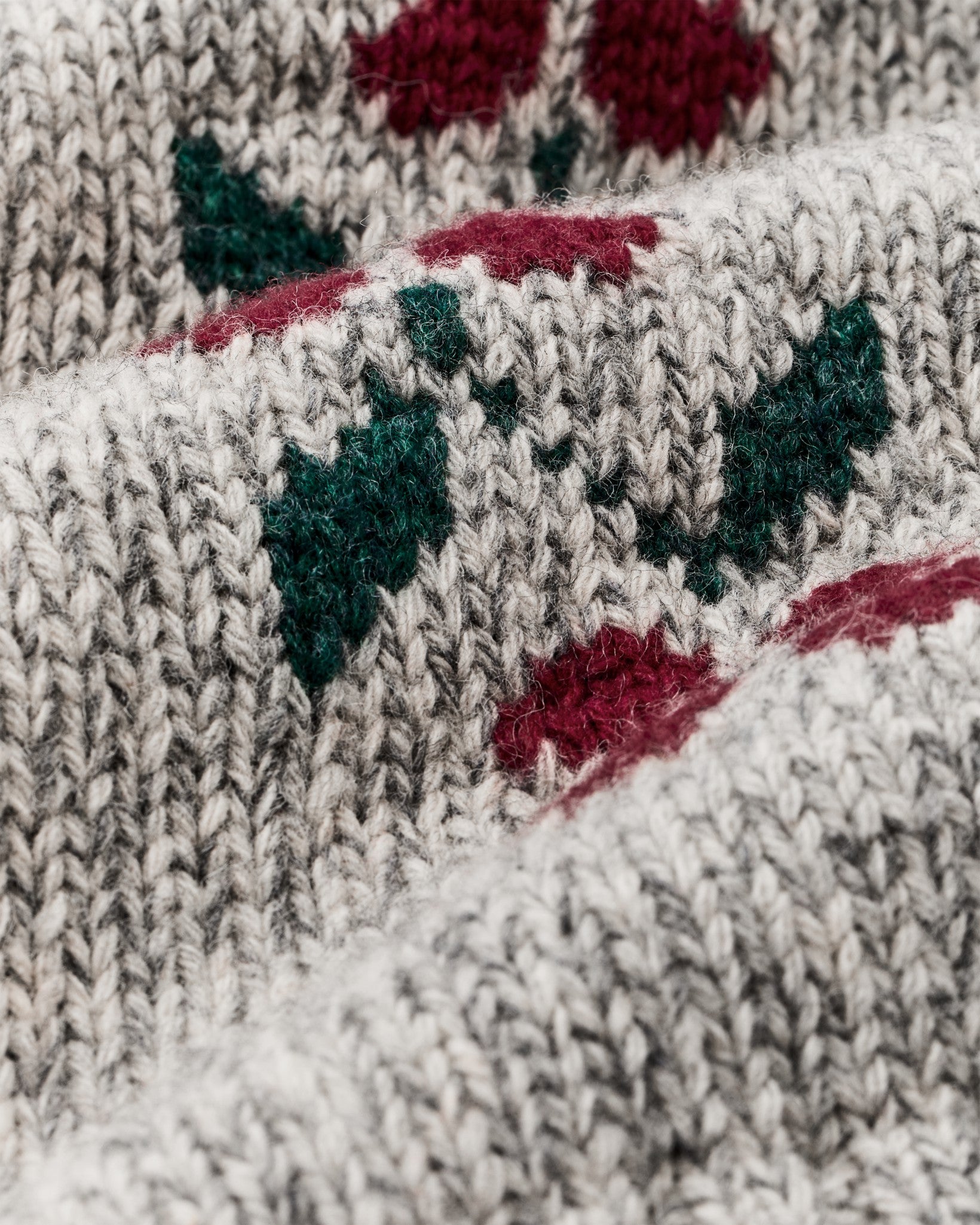 Filson Women Women's Zippered Wool Sweater - Gray / Flower