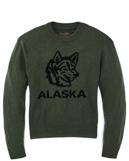 Filson Women Women's Graphic Wool Sweater - Olive