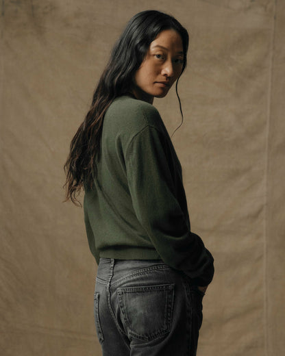 Filson Women Women's Graphic Wool Sweater - Olive