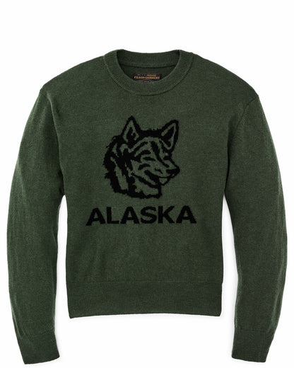 Filson Women Women's Graphic Wool Sweater - Olive