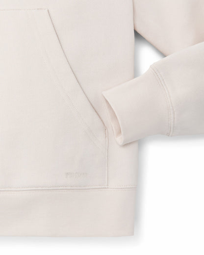 Filson Women Women's French Terry Half-zip Hoodie - Ivory
