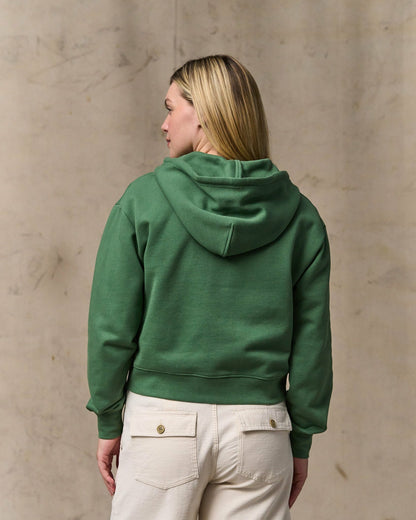 Filson Women Women's French Terry Half-zip Hoodie - Light Forest