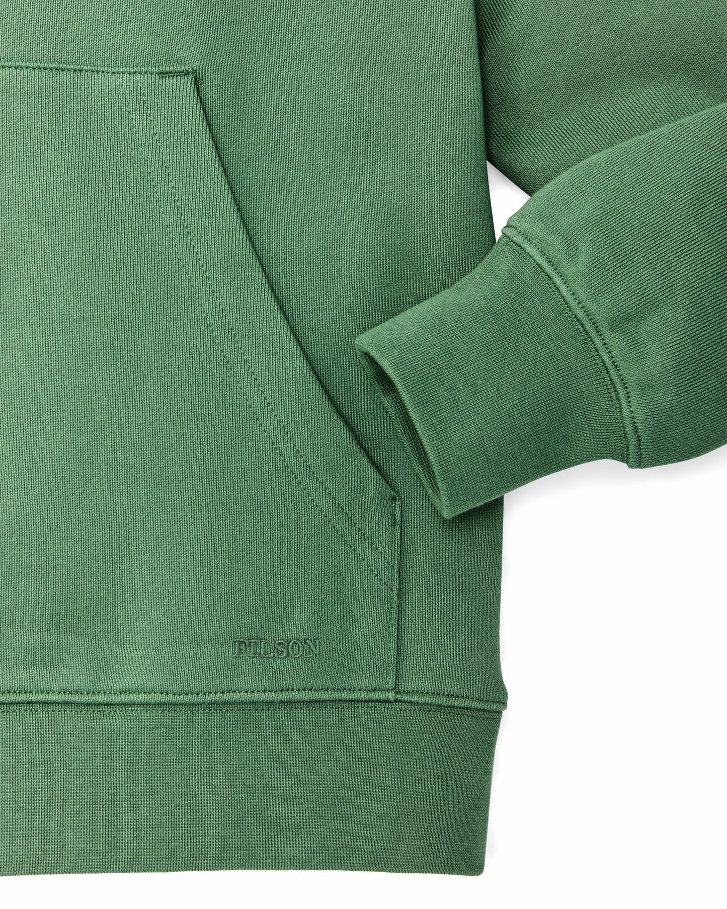 Filson Women Women's French Terry Half-zip Hoodie - Light Forest