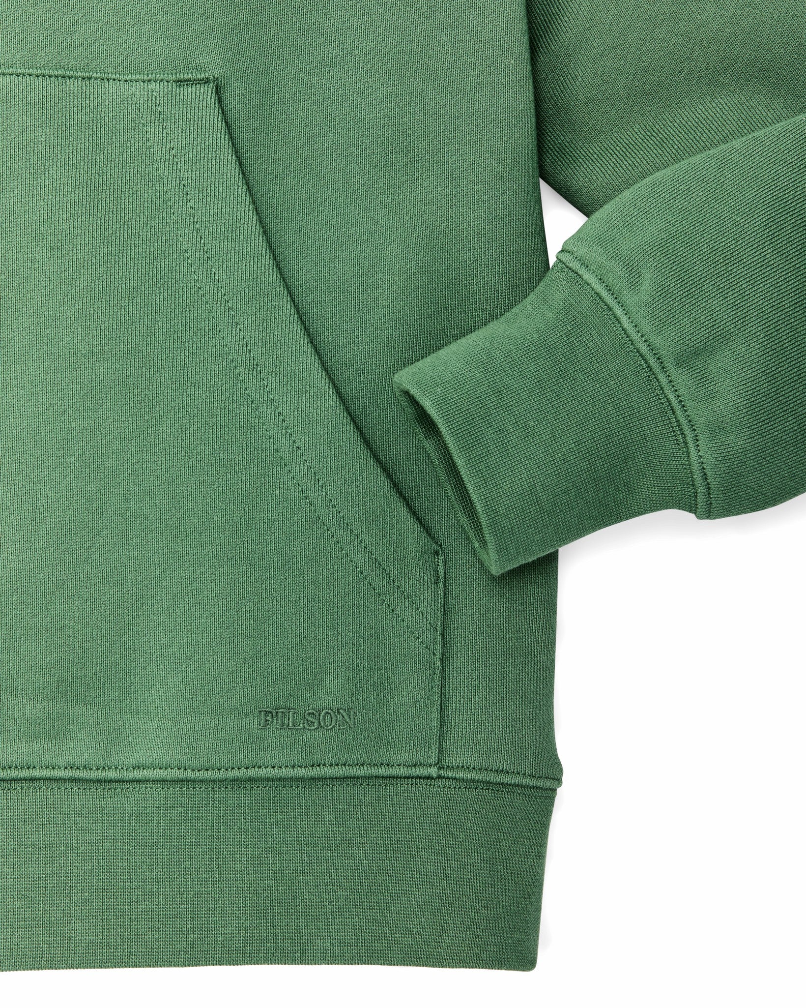Filson Women Women's French Terry Half-zip Hoodie - Light Forest