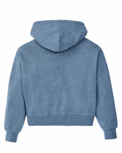 Filson Women Women's French Terry Half-zip Hoodie - Light Blue