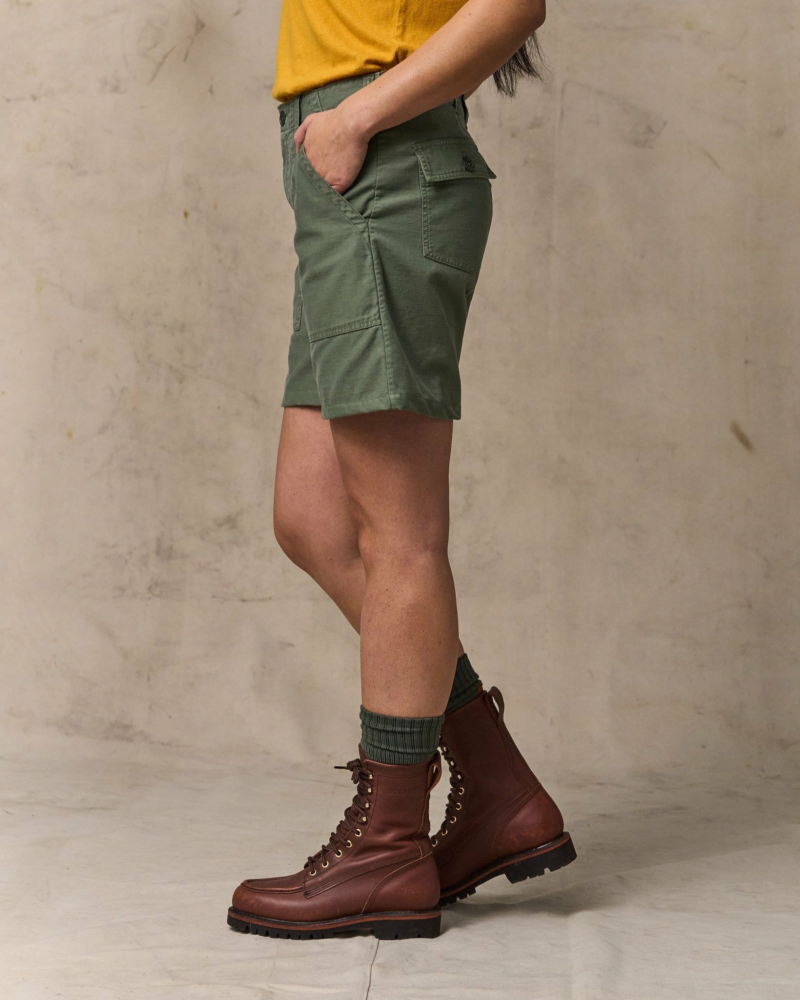 Filson Women Women's Field Supply Shorts - Service Green
