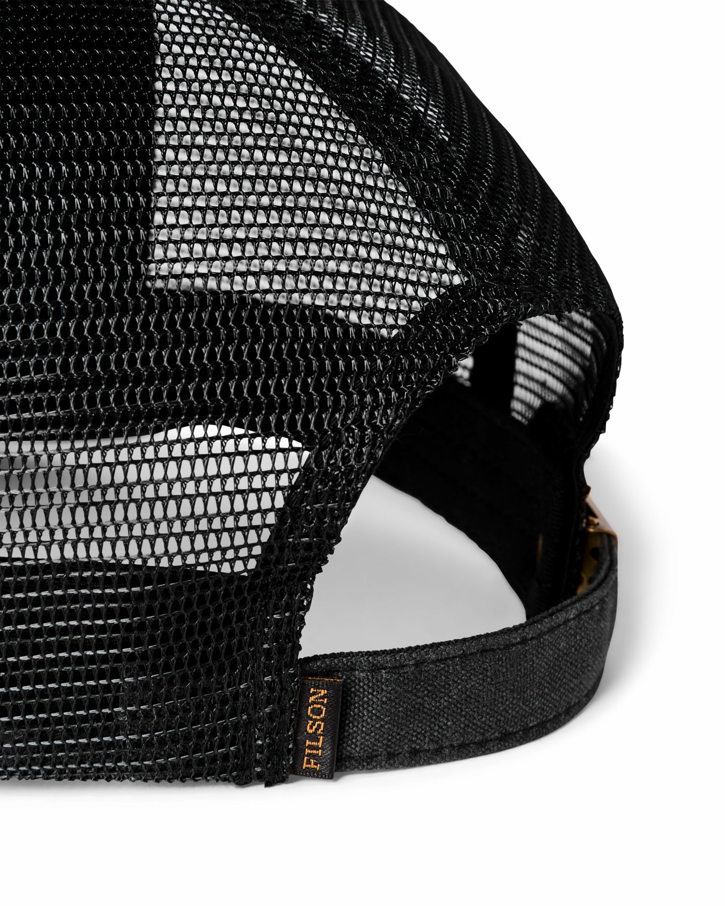 Filson Gear Scenic Waxed Logger Mesh Cap - Black