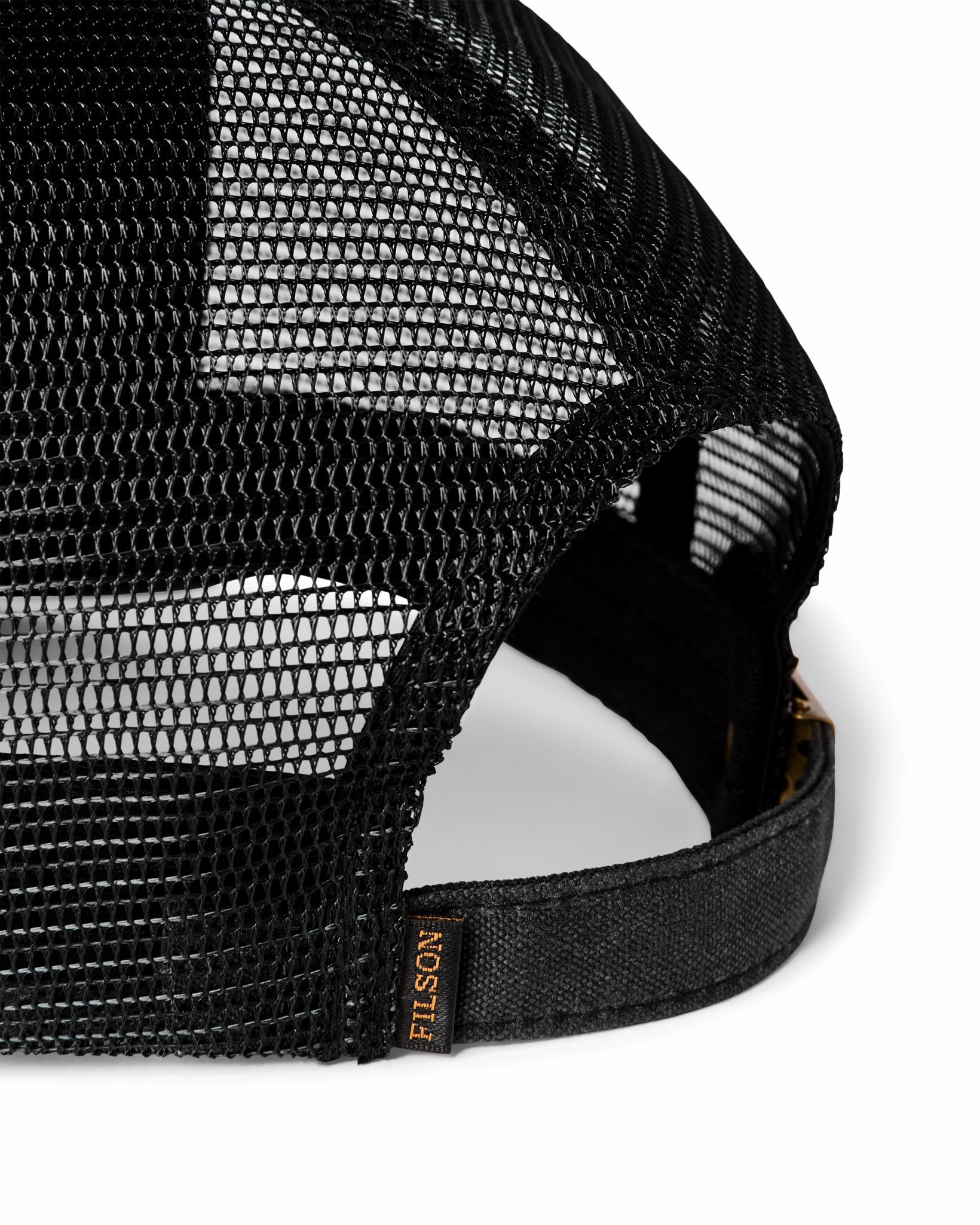 Filson Gear Scenic Waxed Logger Mesh Cap - Black