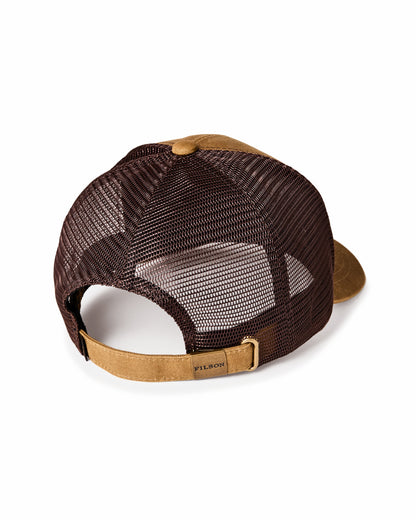 Filson Gear Scenic Waxed Logger Mesh Cap - Dark Khaki