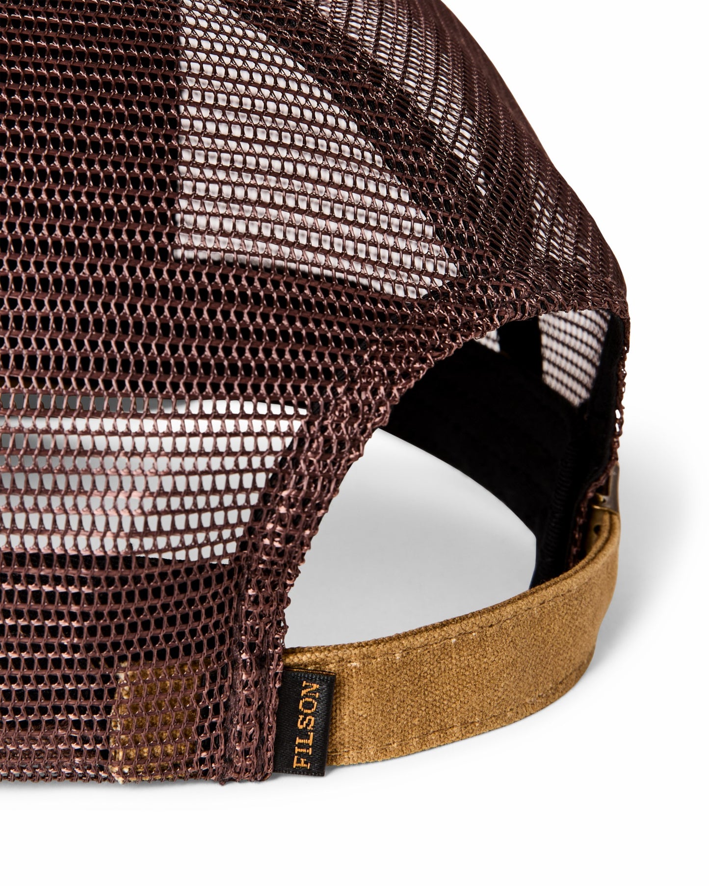 Filson Gear Scenic Waxed Logger Mesh Cap - Dark Khaki