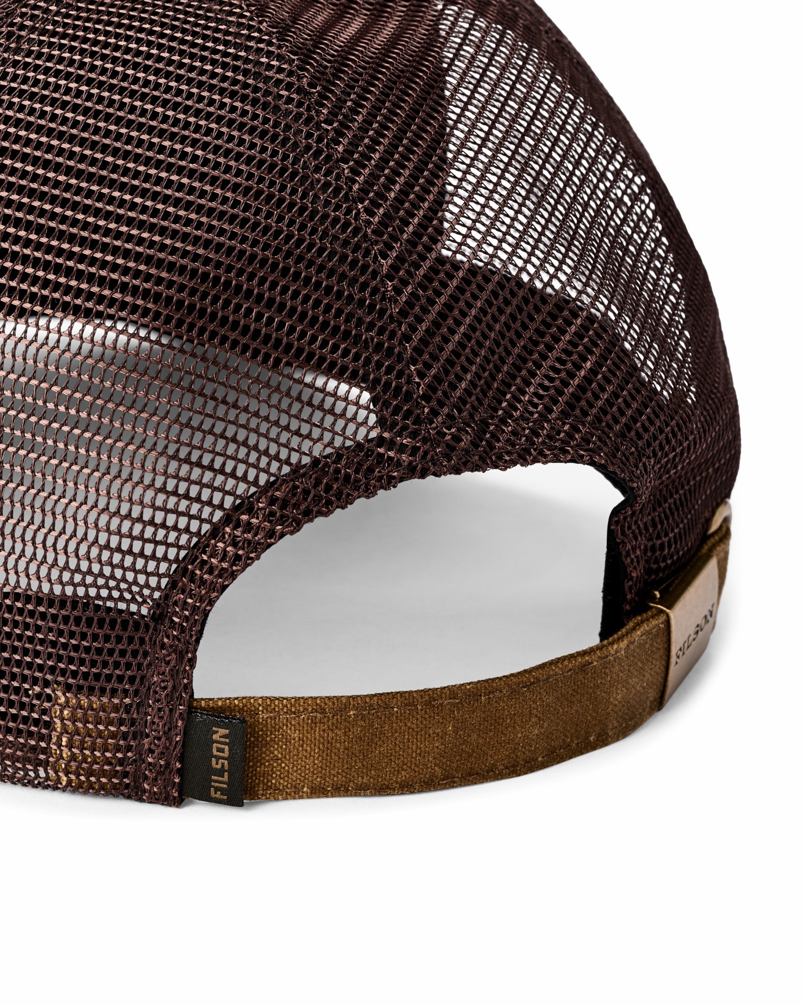 Filson Gear Tin Cloth Logger Mesh Cap - Dark Tan