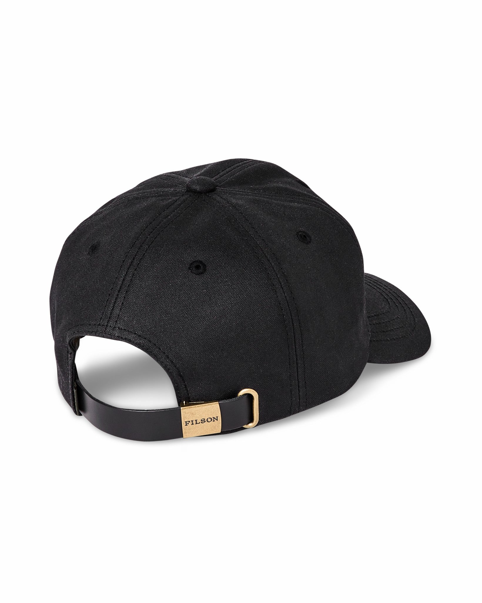 Filson Gear Waxed Low-Profile Logger Cap - Black