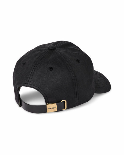 Filson Gear Waxed Low-Profile Logger Cap - Black
