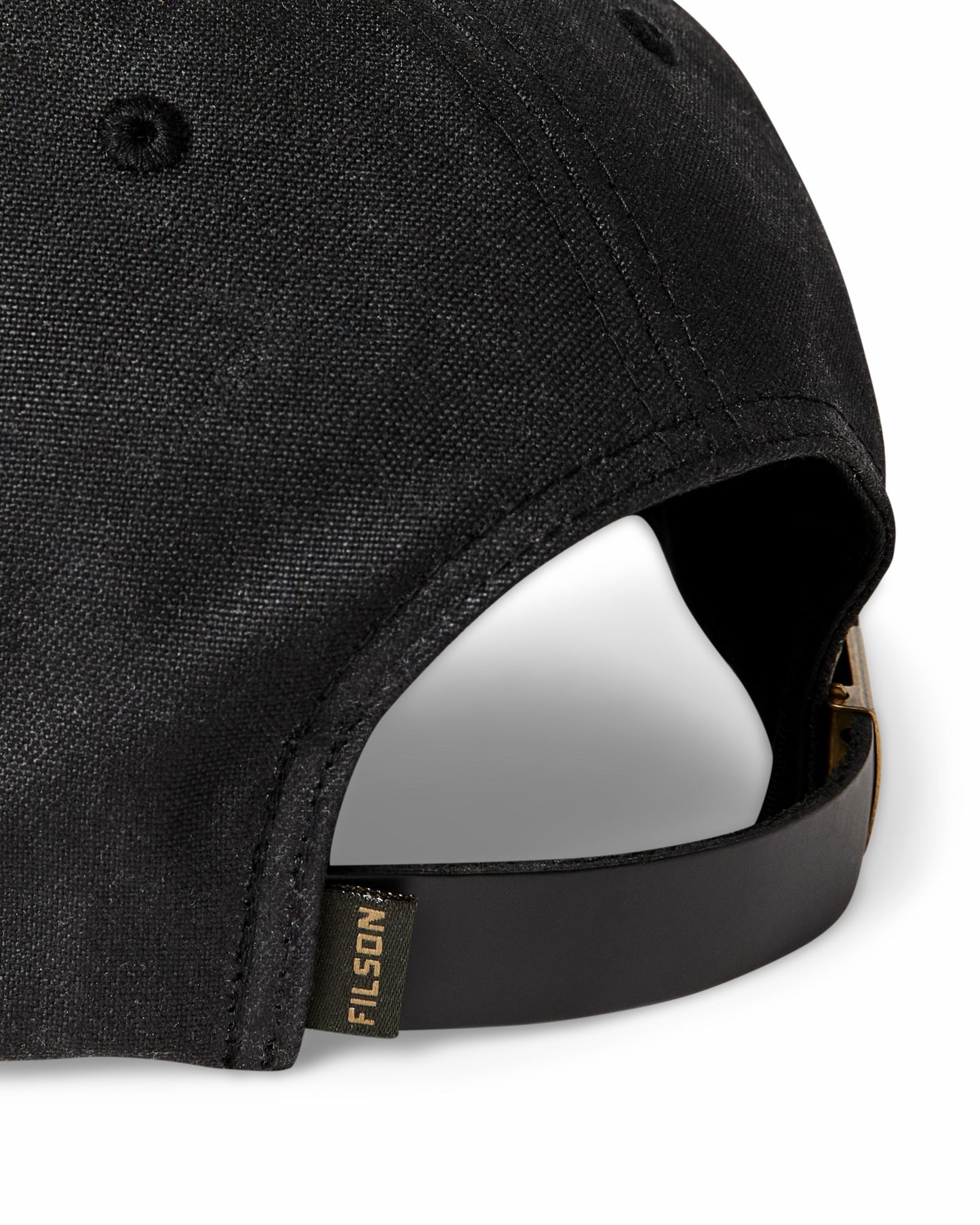 Filson Gear Waxed Low-Profile Logger Cap - Black