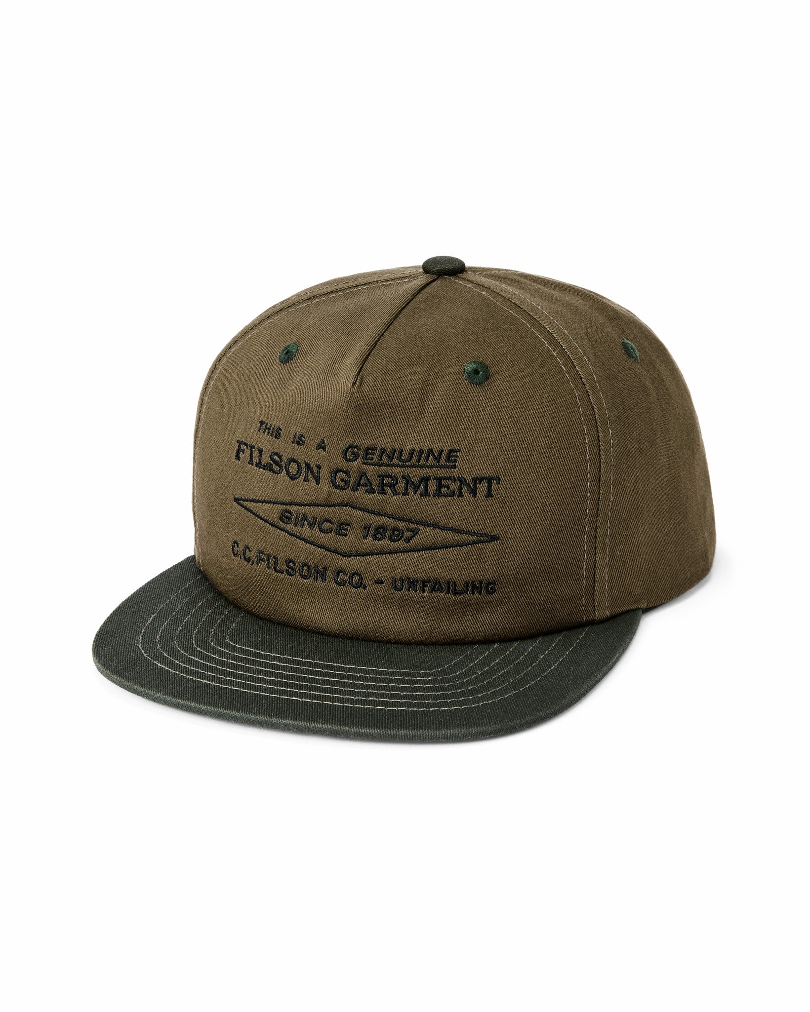 Filson Gear Diamond Trucker Cap - Olive