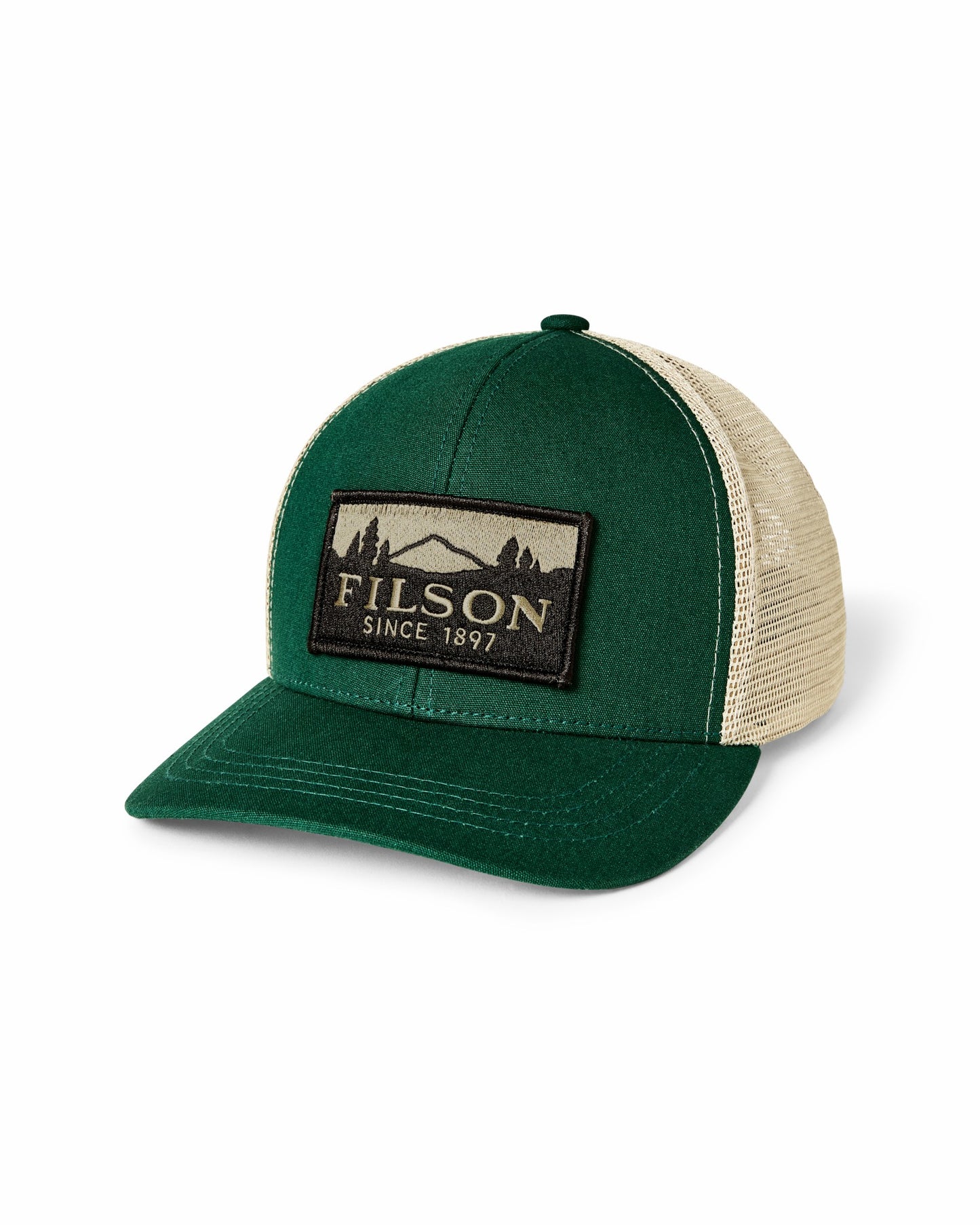 Filson Gear Scenic Logger Mesh Cap - Pine / Brown