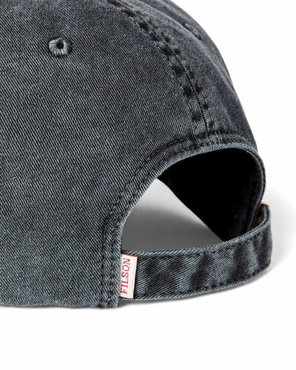 Filson Gear Washed Low-profile Logger Cap - Washed Charcoal