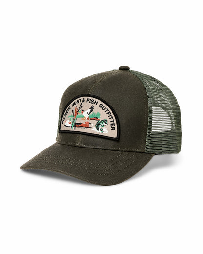 Filson Gear Logger Mesh Cap - Otter Green / Hunt Fish