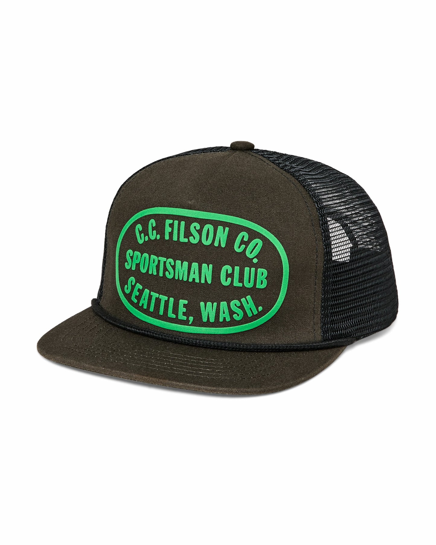 Filson Gear Trucker Mesh Cap - Dark Forest / Sportsman