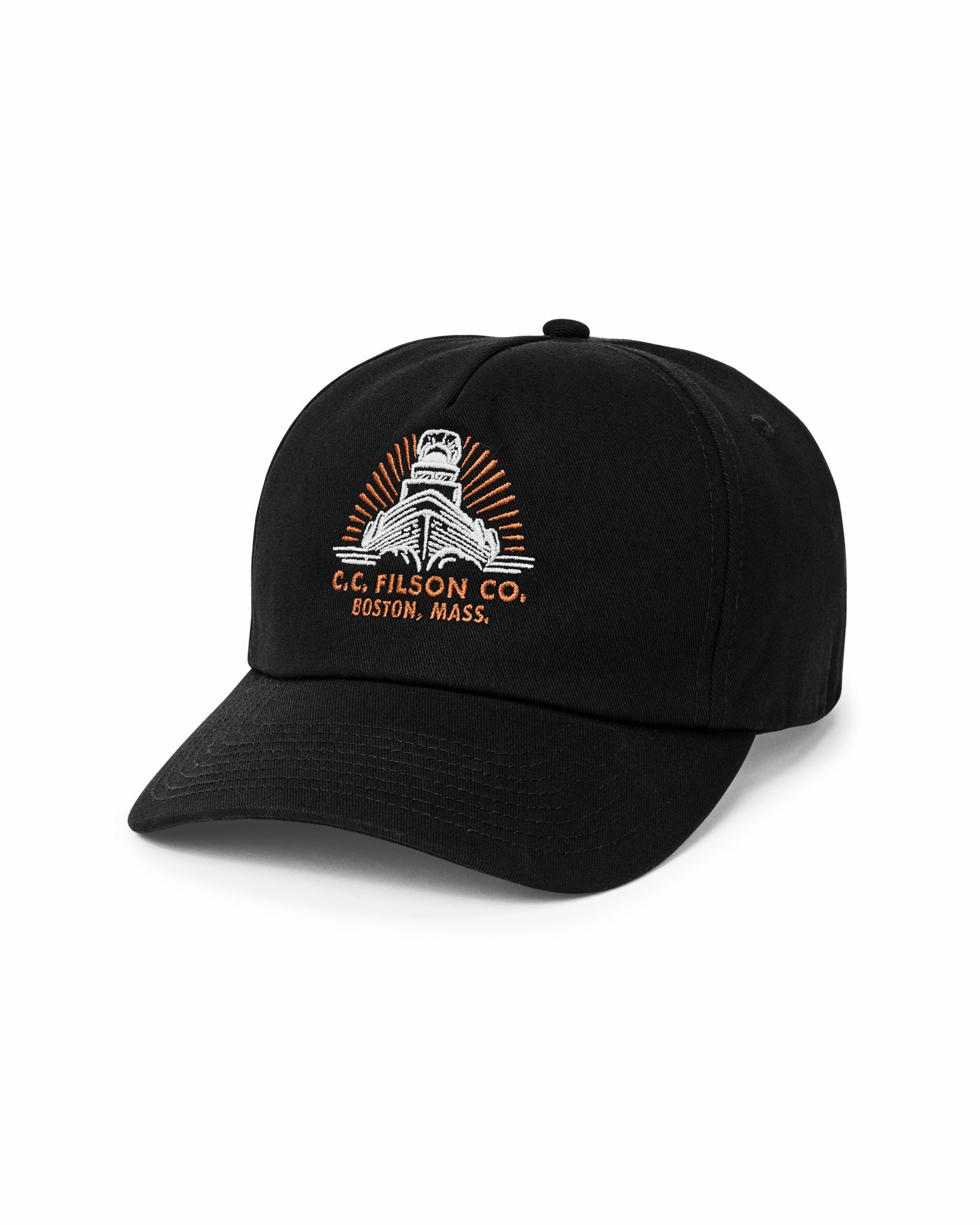 Filson Gear Boston Graphic Trucker Cap - Black