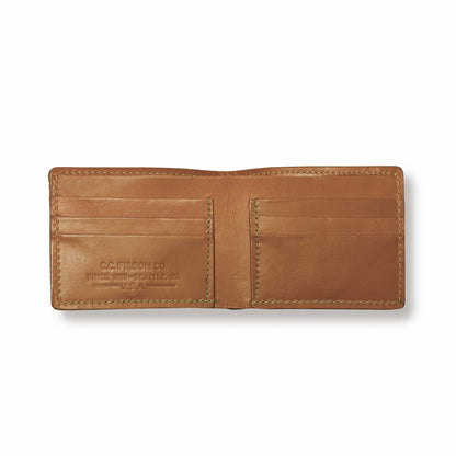 Filson Gear Bridle Leather Bi-fold Wallet - Tan Leather