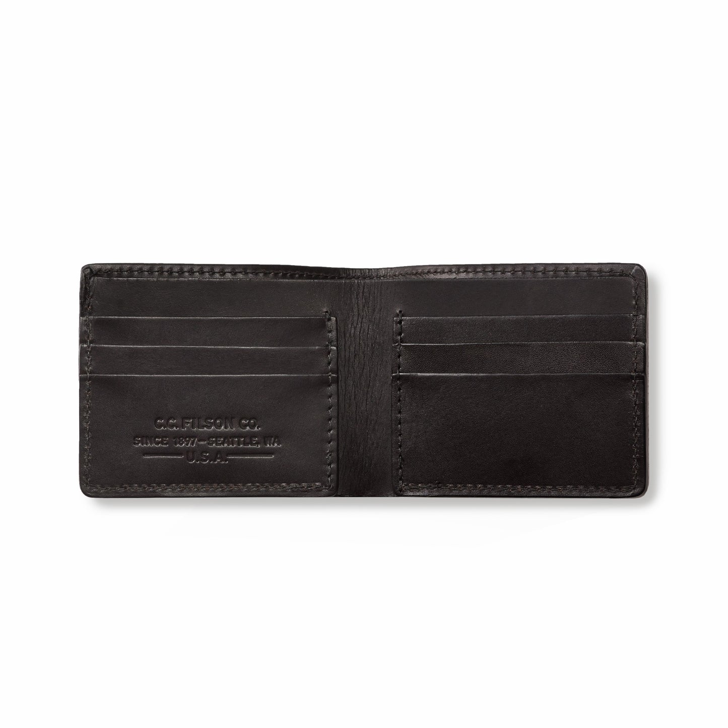 Filson Gear Bridle Leather Bi-fold Wallet - Brown Leather